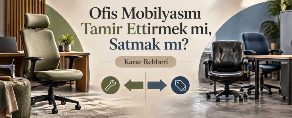 Ofis Mobilyasını Tamir Ettirmek mi, Satmak mı? Rehber